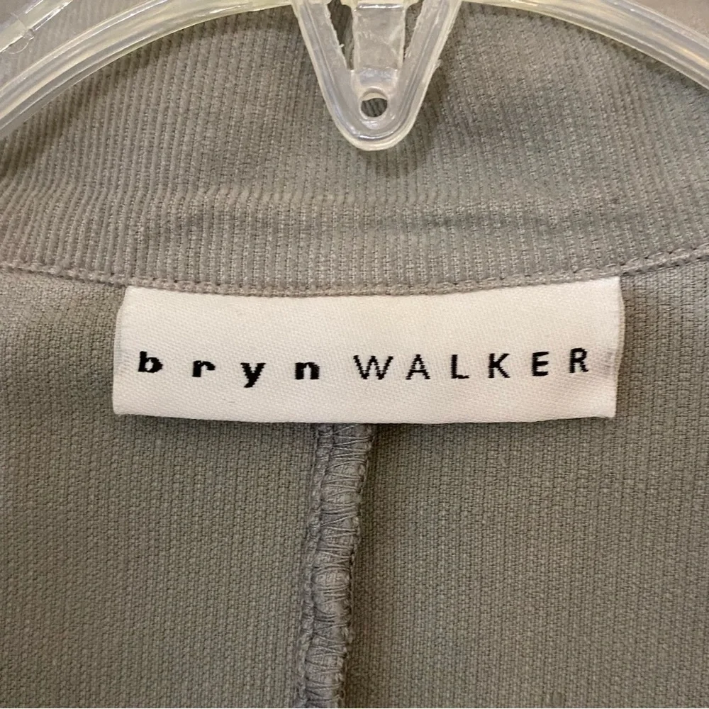 Bryn Walker Long Corduroy Jacket Gray Sz Small